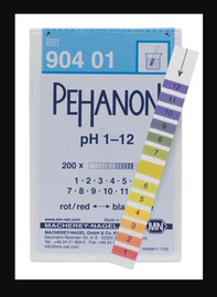 CTL Scientific PEHANON pH 1 - 12 - box of 200 strip  11 x 100 mm  - Hazardous : N