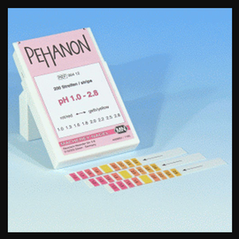 CTL Scientific PEHANON pH 1.0-2.8 - box of 200 strip  11 x 100 mm  - Hazardous : N