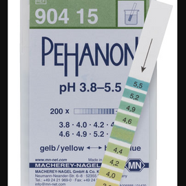 CTL Scientific PEHANON pH 3.8-5.5 - box of 200 strip  11 x 100 mm  - Hazardous : N