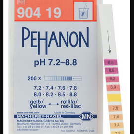 CTL Scientific PEHANON pH 7.2-8.8 - box of 200 strip  11 x 100 mm  - Hazardous : N