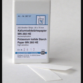 CTL Scientific Potassium Iodide starch paper - box of 200 strips (20 x 70 mm)   - Hazardous : N