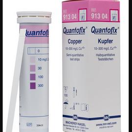 CTL Scientific QUANTOFIX Copper - box of 100 strips (6 x 95 mm)  - Hazardous : N