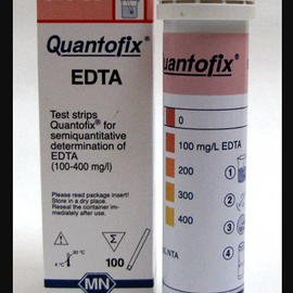 CTL Scientific QUANTOFIX EDTA - box of 100 strips (6 x 95 mm)  - Hazardous : N