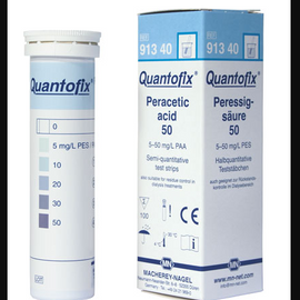 CTL Scientific QUANTOFIX Peracetic Acid 50 - box of 100 strips (6 x 95 mm)  - Hazardous : N