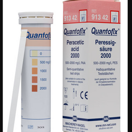 CTL Scientific QUANTOFIX Peracetic Acid 2000 - box of 100 strips (6 x 95 mm)  - Hazardous : N