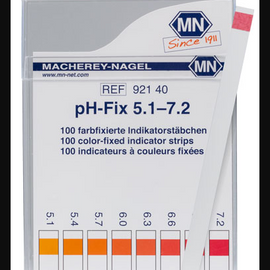 CTL Scientific PH-FIX  5.1-7.2 - box of 100 strips (6 x 85 mm)  - Hazardous : N