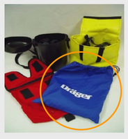 Draeger Blue Nylon Storage Bag