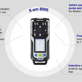 Draeger X-am 8000 multi-gas monitor
