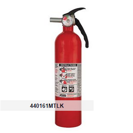 Kidde 2.75 lb BC Automotive FC10 Extinguisher w/ Metal Valve, Plastic Bracket & Metal Strap (Disposable)