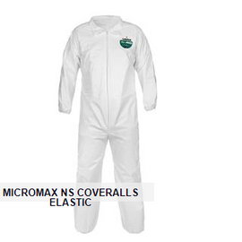 Lakeland MicroMax® NS Coveralls with Elastic Wrists & Ankles, Large, 25/Case