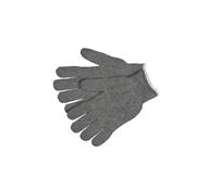 MCR Safety® Heavy Weight String Knit Gloves, 85/15 Cotton/Poly, Hemmed, Small- per dozen