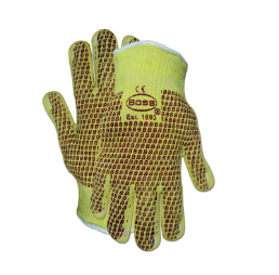 West Chester PIP Aramid/Cotton Seamless Knit Hot Mill Glove with Cotton Liner and Double-Sided Nitrile Coating - Knitwrist - Please Choose Size - Price per dozen pair