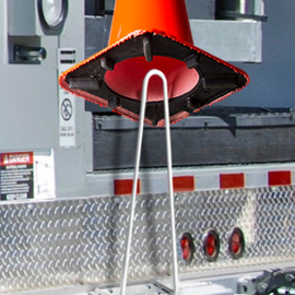 Rackem Safety Traffic Cone Holder (Horizontal Mount)