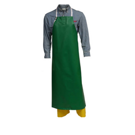 Tingley SafetyFlex Apron Flame-Resistant, Chemical-Resistant PVC on Polyester Green, Dimensions: 38 x 48"
