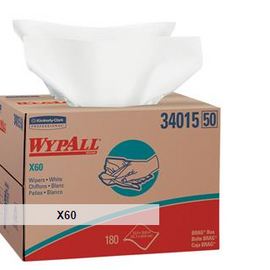WypAll* X60 Wipers - 10 boxes - 126 each box